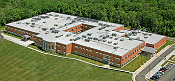 Ellen Glasgow Middle School, Fairfax, VA. New school 30 acres survey, site plan to build 200,000 square foot school, for 1,500 students.
